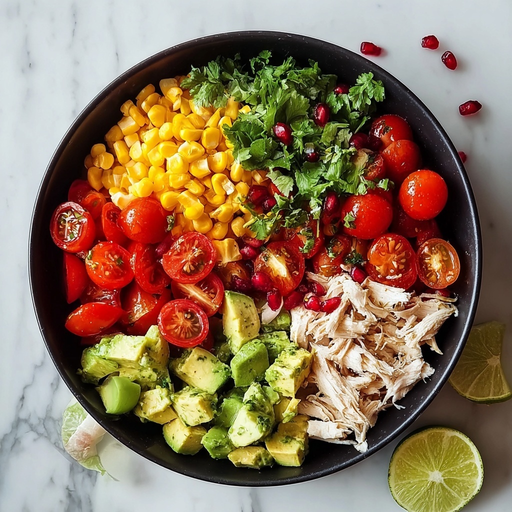 Taco Salad Bowls With Shredded Chicken Recipe - Recipe Image