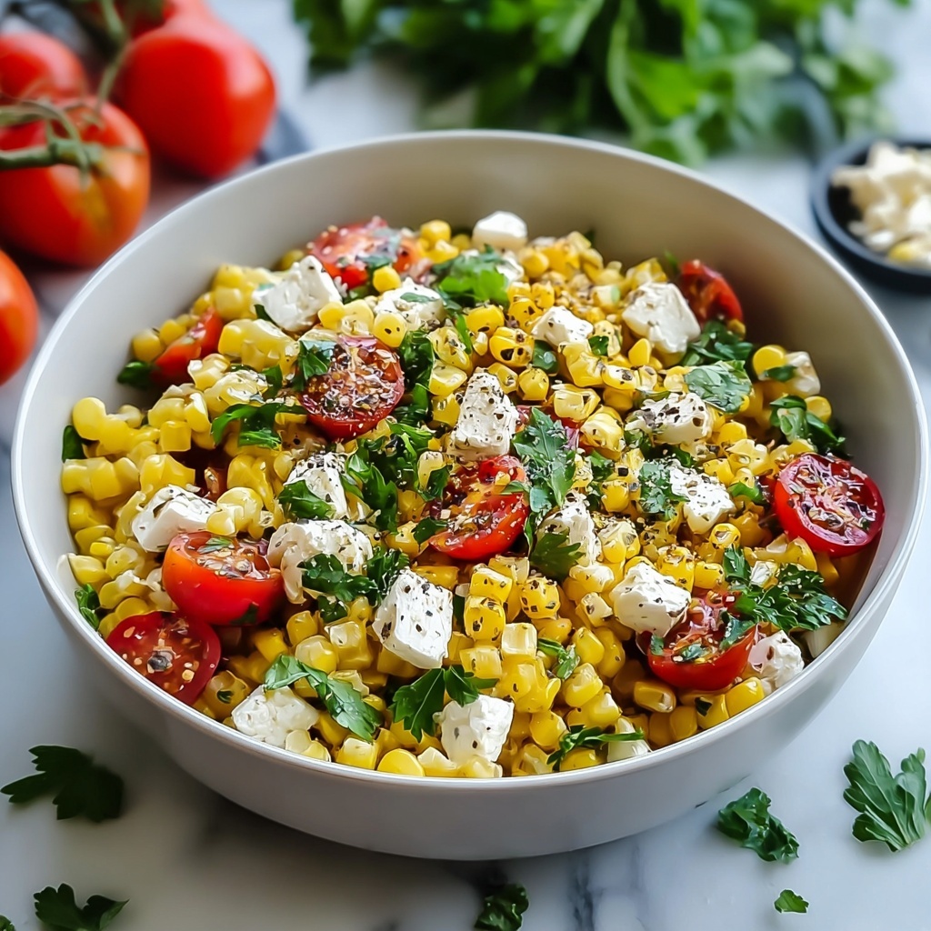 Summer Fresh Corn Salad Recipe - Recipe Image