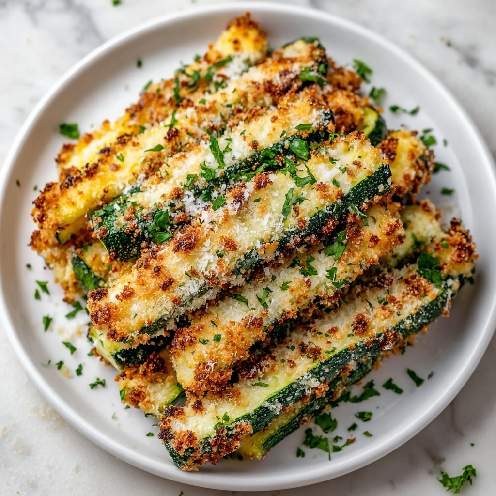 Baked Zucchini Fries with Parmesan (Keto Low Carb) Recipe - Recipe Image