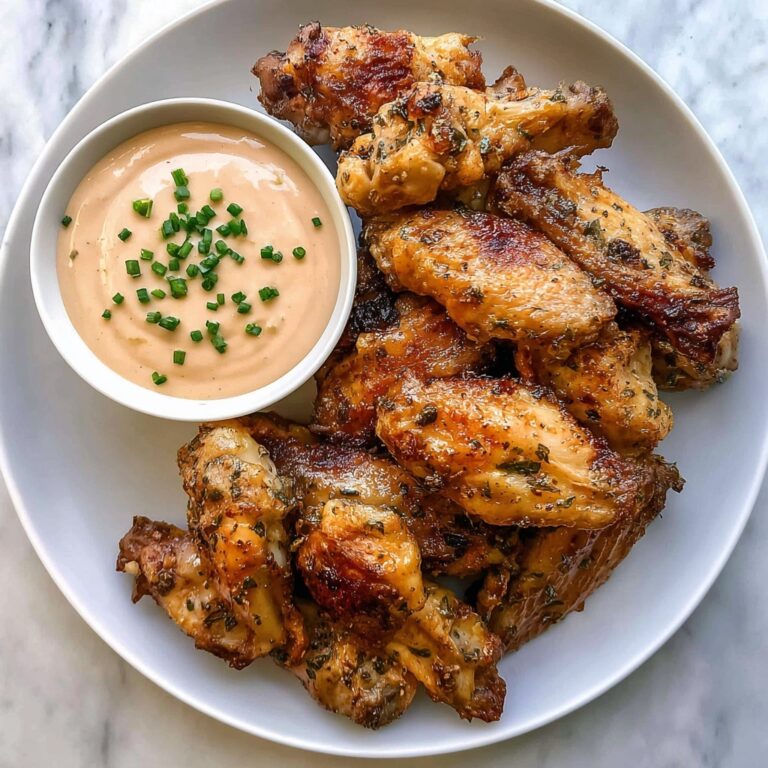 Baked Chicken Wings with Herb-Spiced Seasoning Recipe