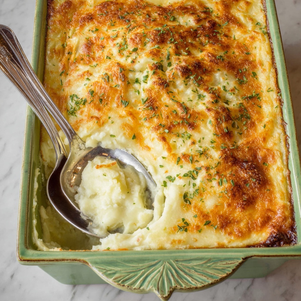 Ina Garten Mashed Potatoes with Garlic, Goat Cheese, and Parmesan Recipe - Recipe Image