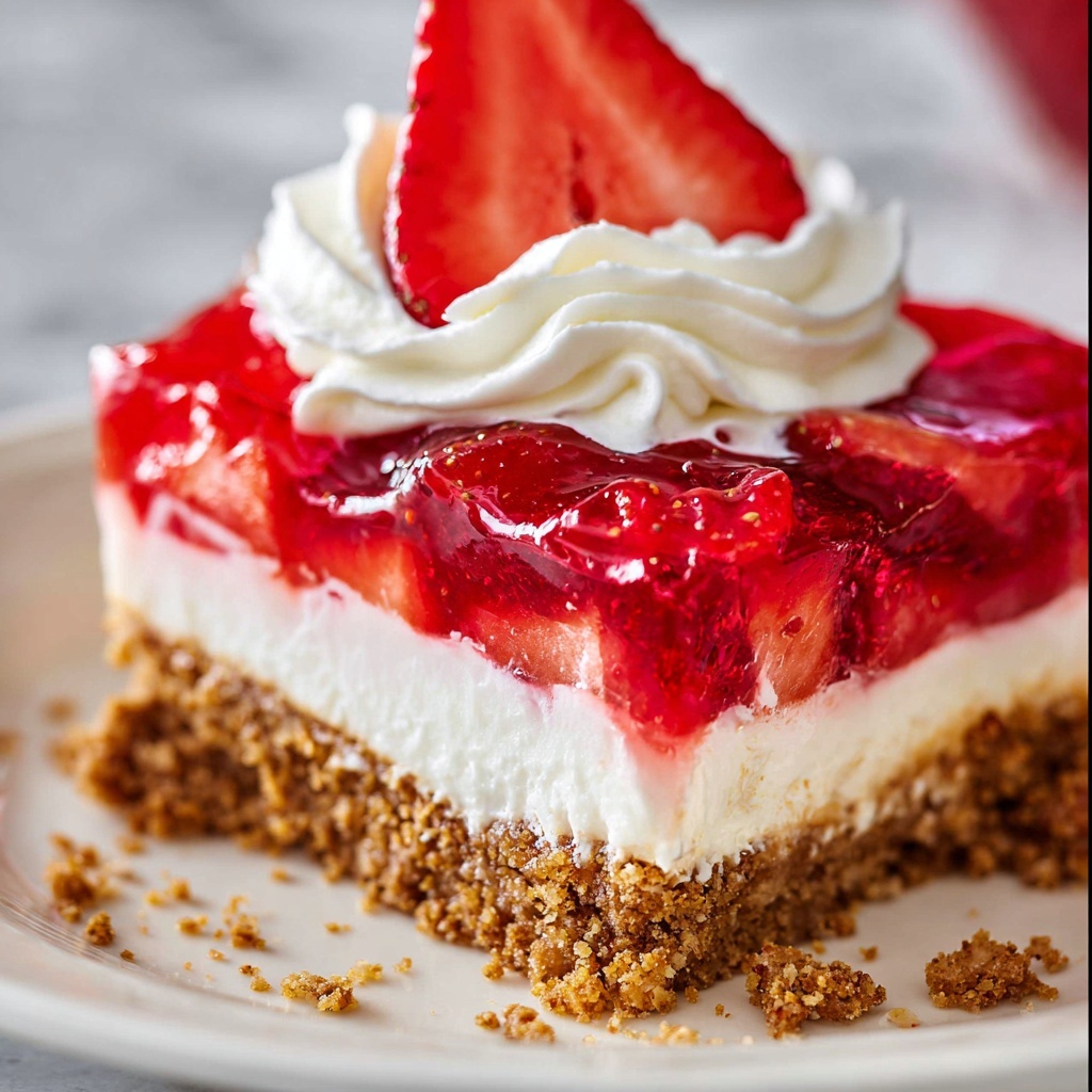 Jello Pretzel Salad Recipe - Recipe Image