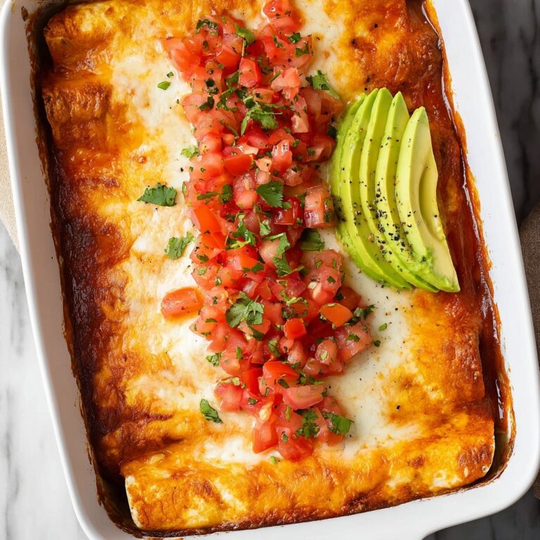 Cheesy Creamy Chicken Enchiladas Recipe