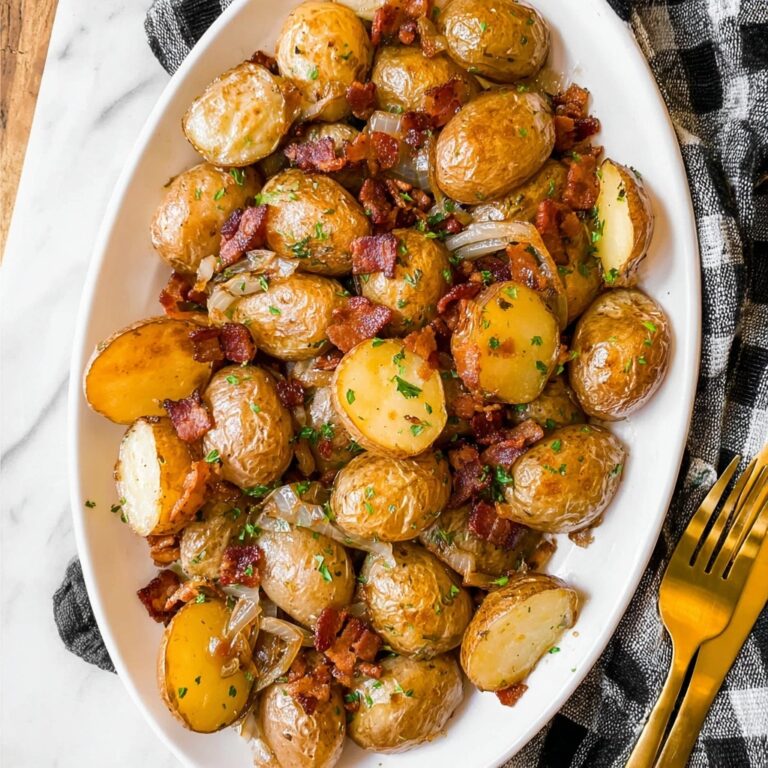 Roasted Red Potatoes with Bacon and Onion Recipe