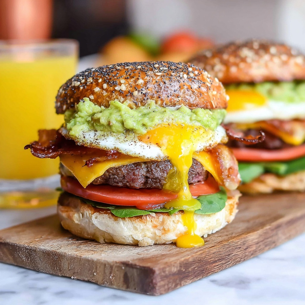 Breakfast Burger Recipe - Recipe Image