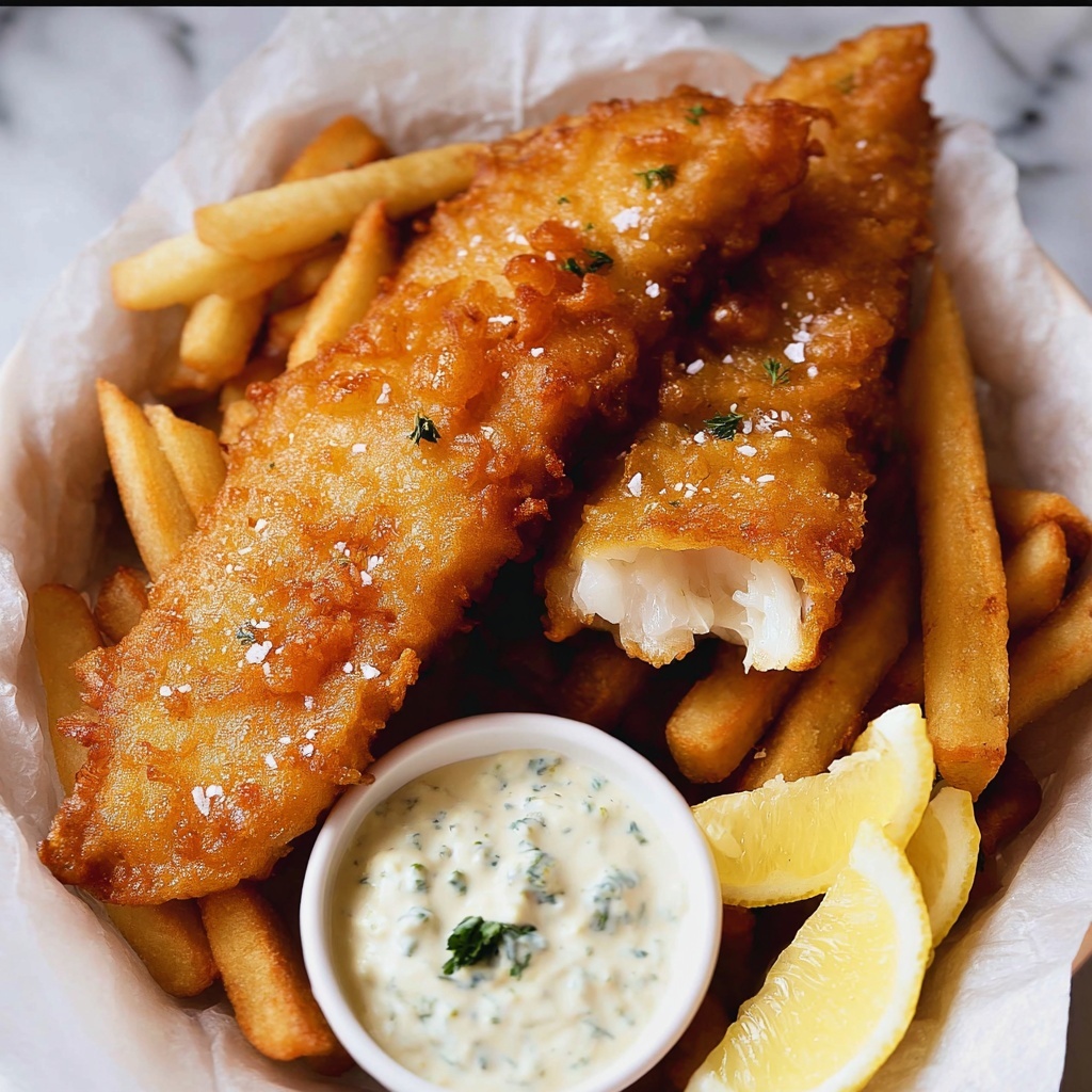 Crispy Beer Battered Fish Recipe - Recipe Image