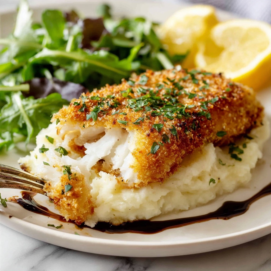 Healthy Parmesan Garlic Crumbed Fish Recipe - Recipe Image