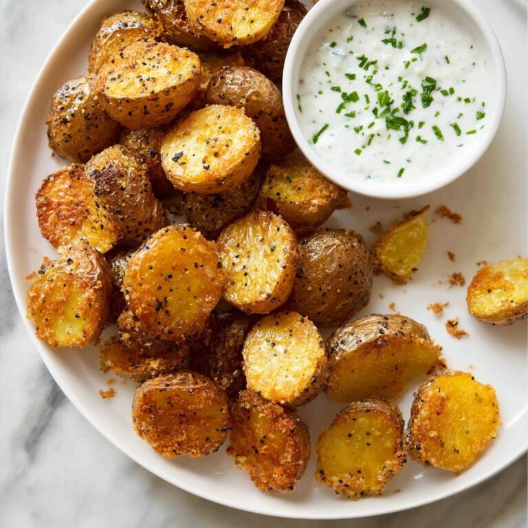 Crispy Roasted Parmesan Potatoes Recipe