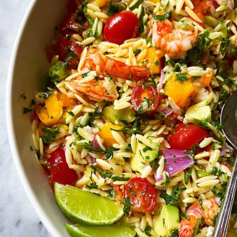 Prawn Mango Avocado Summer Salad with Lime Dressing Recipe