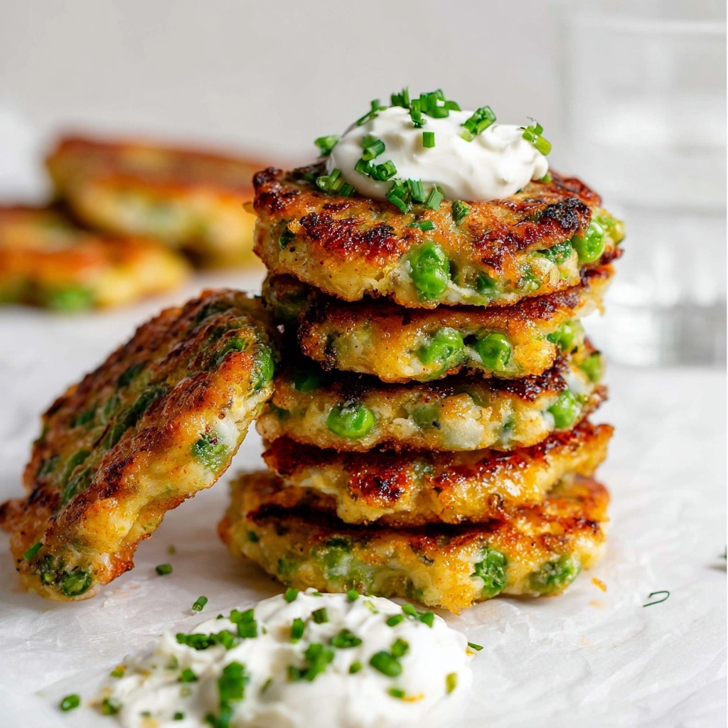 Crispy Pea Fritters Recipe - Recipe Image