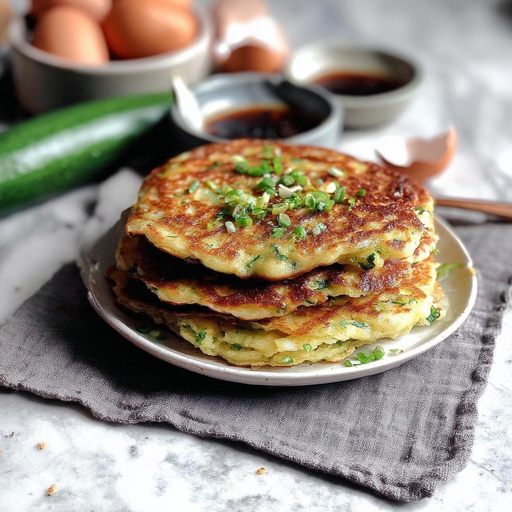 Chinese Zucchini Pancakes Recipe - Recipe Image
