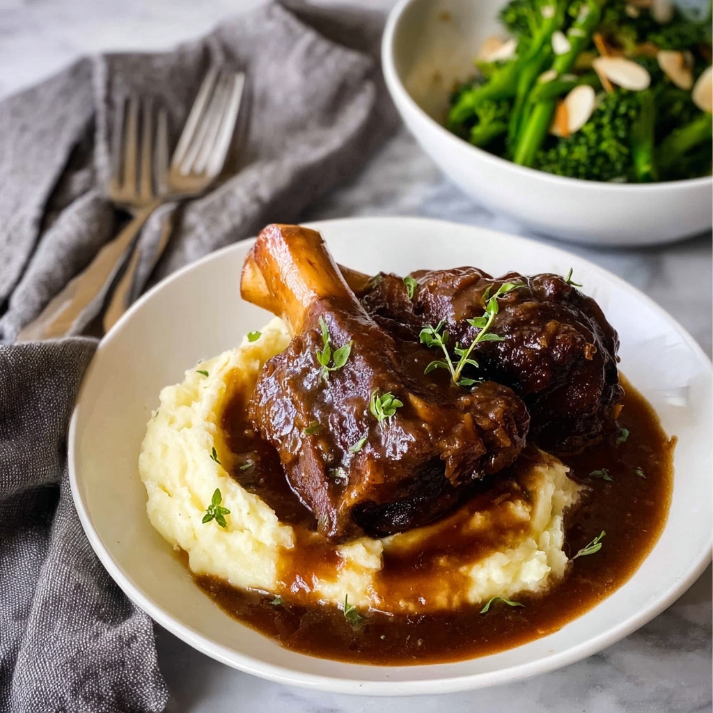 Port Braised Lamb Shanks Recipe - Recipe Image