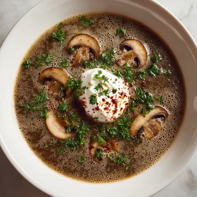 Hungarian Mushroom Soup Recipe