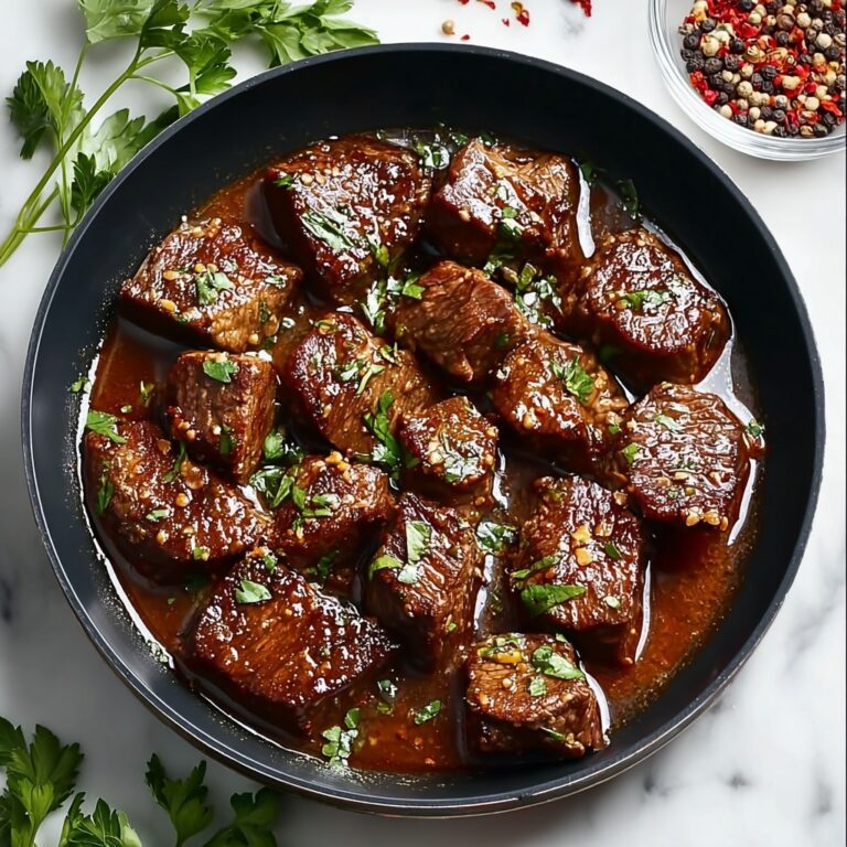 Juicy Garlic Butter Steak Bites Recipe