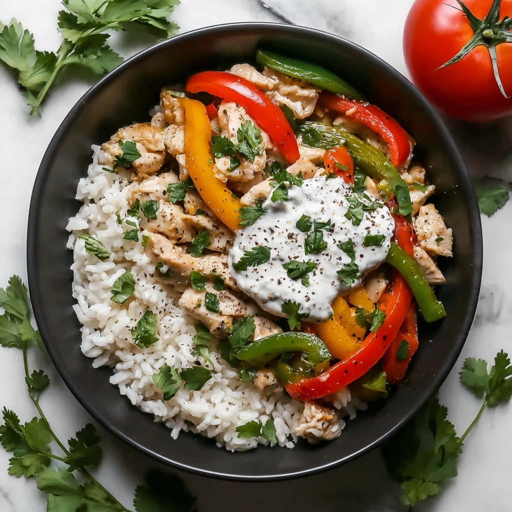Chicken Fajita Rice Bowl Recipe - Recipe Image