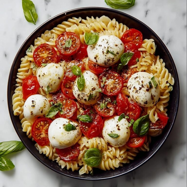 Creamy Caprese Pasta Salad Recipe