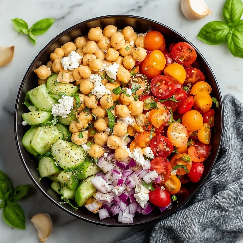 Mediterranean Chickpea Salad Recipe - Recipe Image