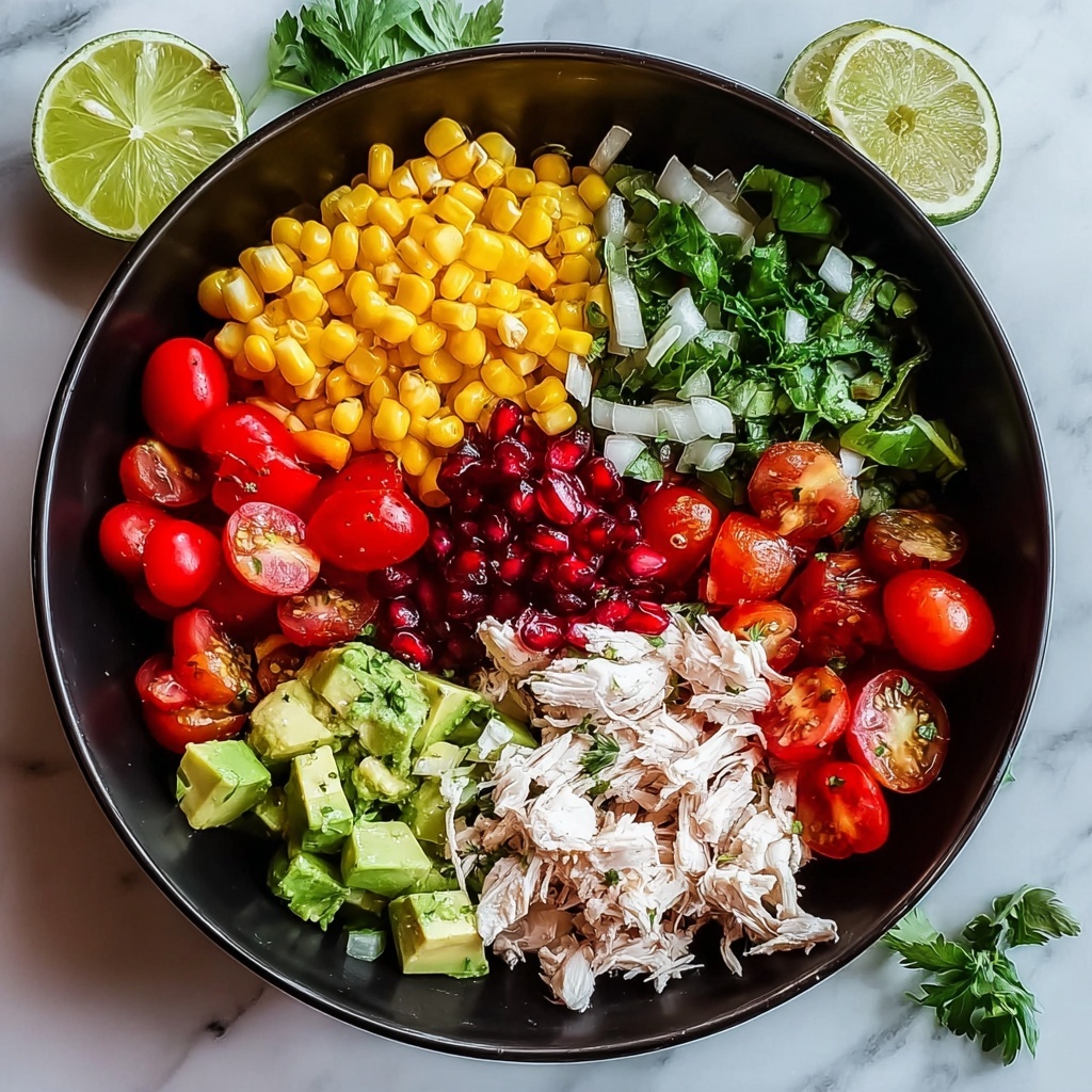 Taco Salad Bowls With Shredded Chicken Recipe - Recipe Image