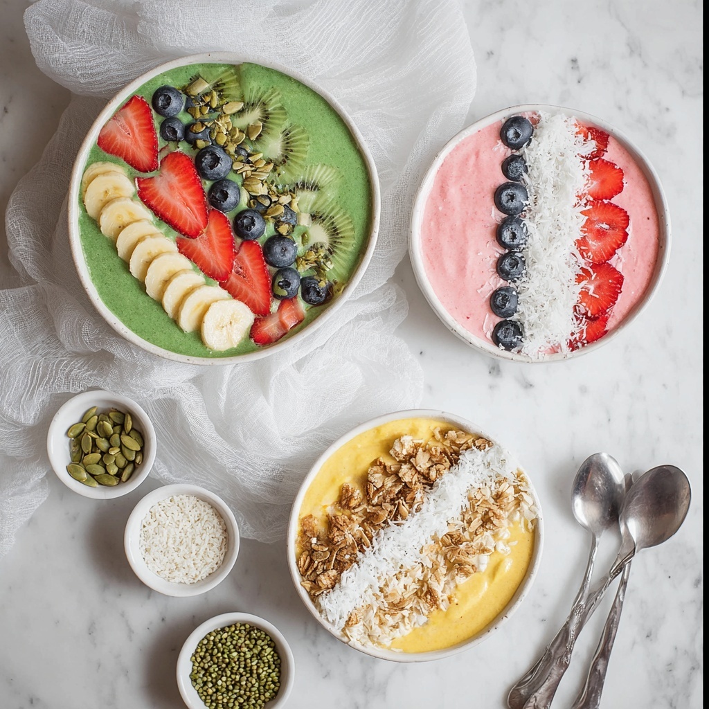 Easy Fruit Smoothie Bowls Recipe - Recipe Image