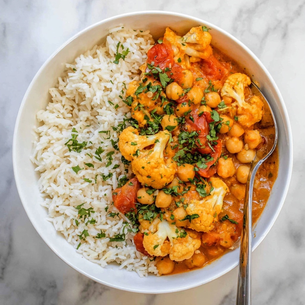 Cauliflower Chickpea Curry Recipe - Recipe Image
