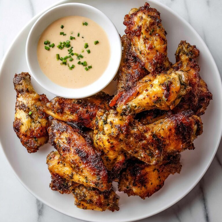 Baked Chicken Wings with Herb and Spice Seasoning Recipe