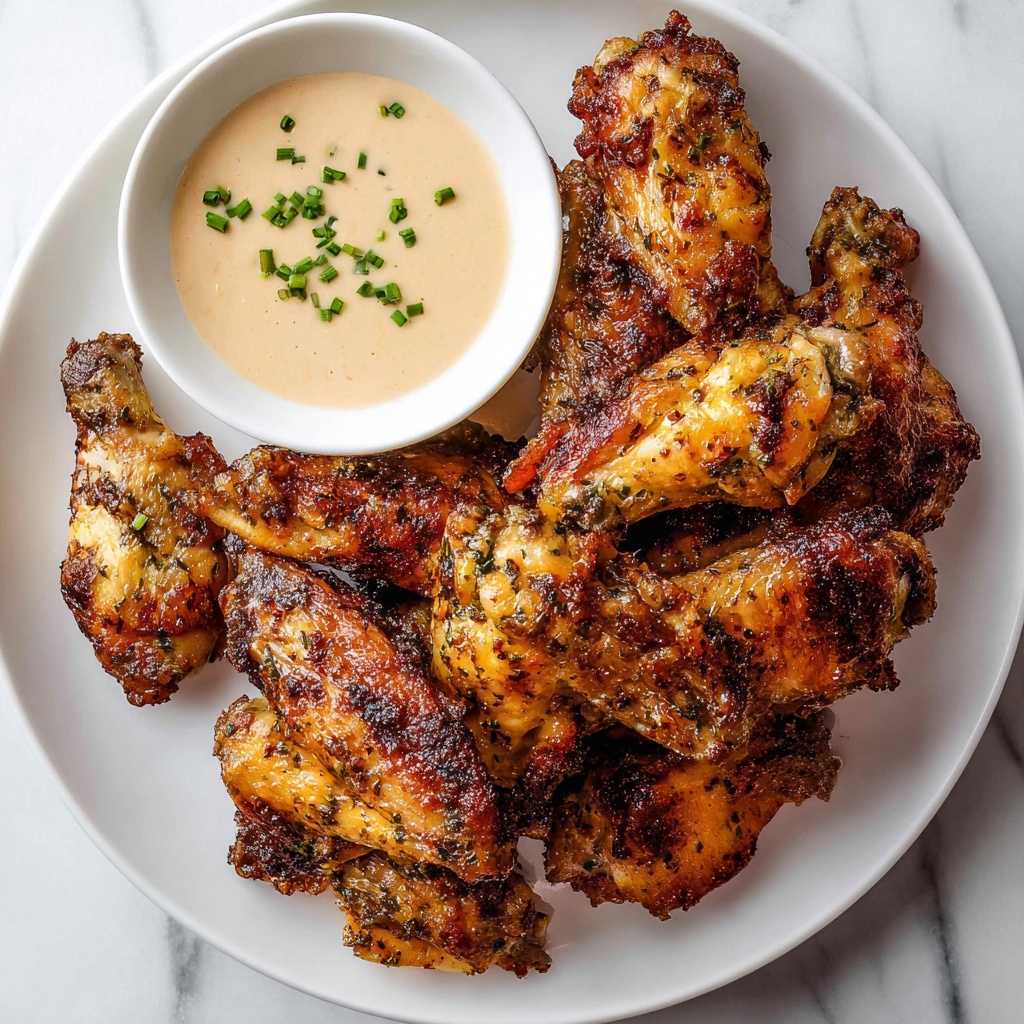 Baked Chicken Wings with Herb and Spice Seasoning Recipe - Recipe Image