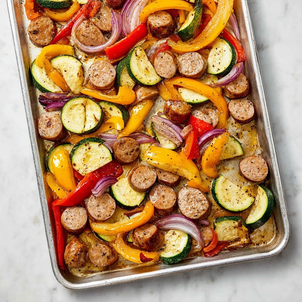 Sheet Pan Sausage Dinner Recipe - Recipe Image