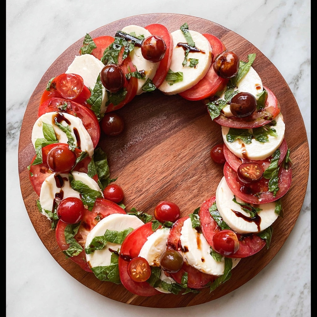 Caprese Wreath Recipe - Recipe Image