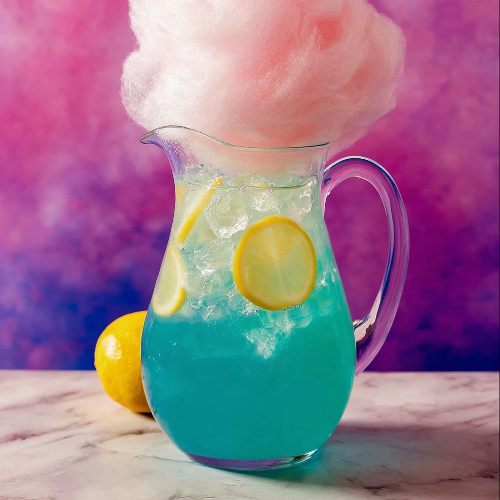 Blue Cotton Candy Lemonade Recipe - Recipe Image