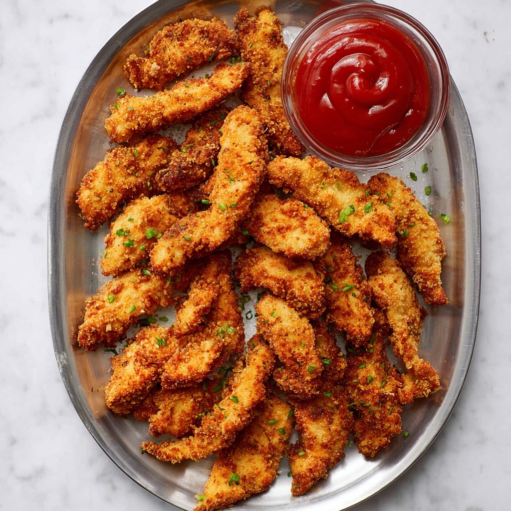 Air Fryer Panko Parmesan Chicken Tenders Recipe - Recipe Image