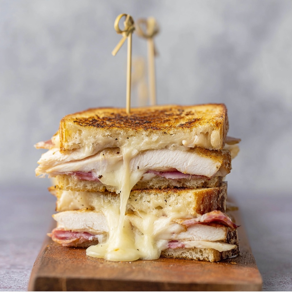 Chicken Cordon Bleu Sandwich Recipe - Recipe Image