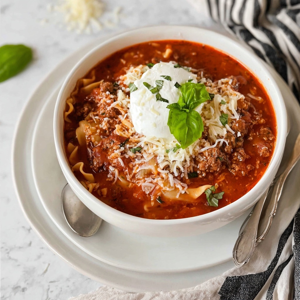 Instant Pot Lasagna Soup Recipe - Recipe Image
