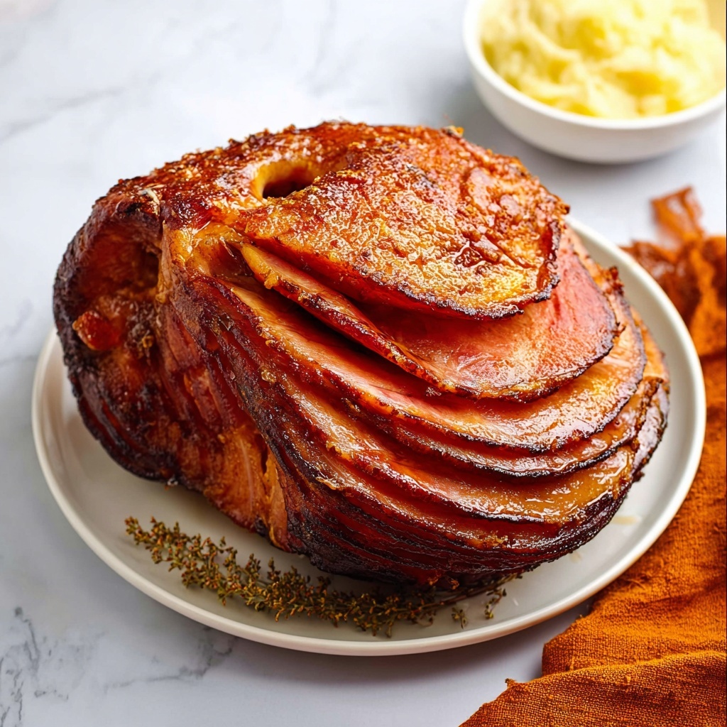 Crockpot Spiral Ham Recipe - Recipe Image