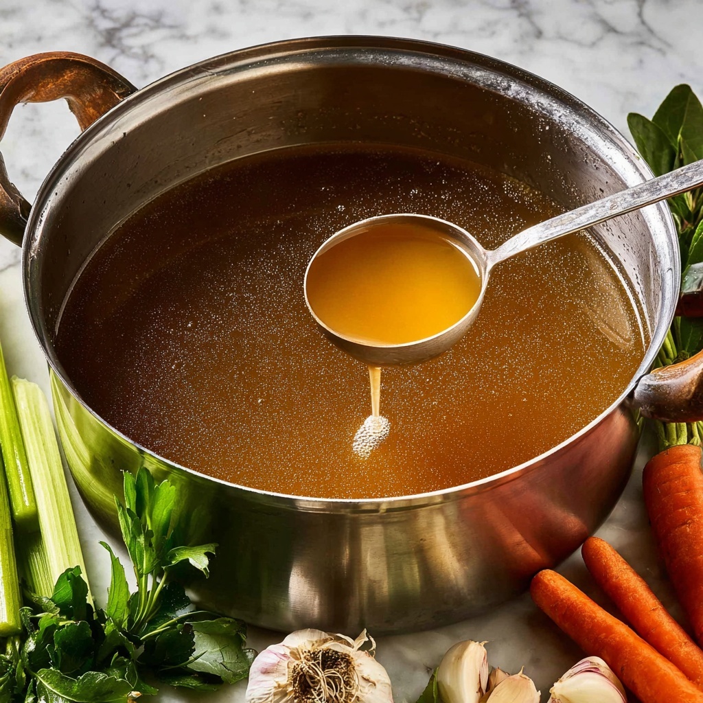 Homemade Chicken Broth Recipe - Recipe Image