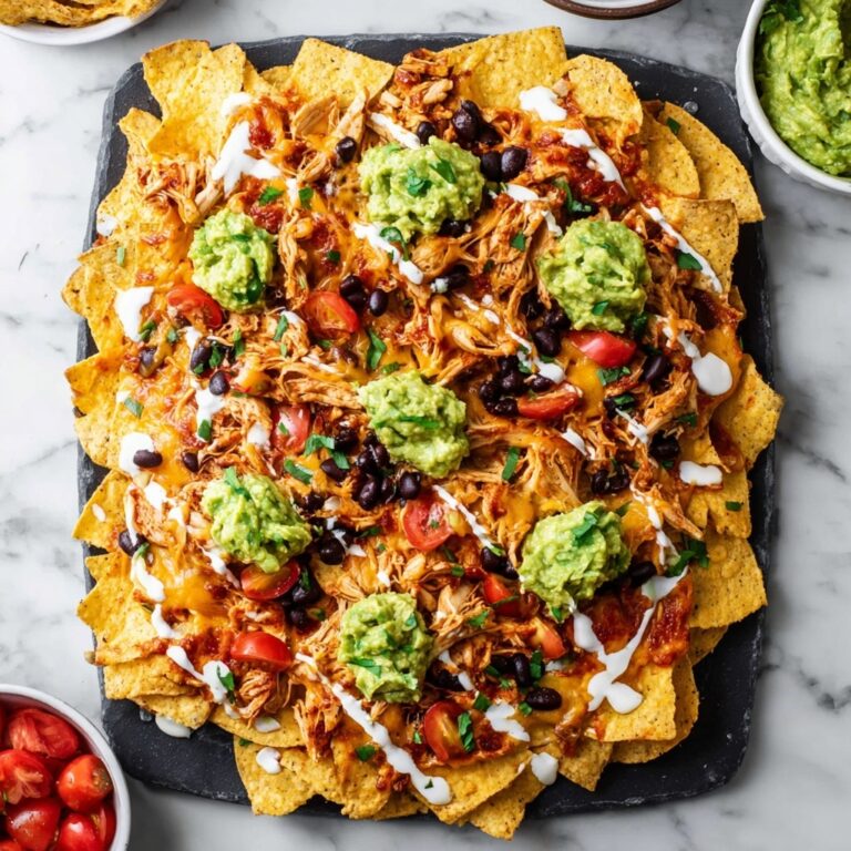 Grilled Chicken Nachos with BBQ and Mexican Flavors Recipe
