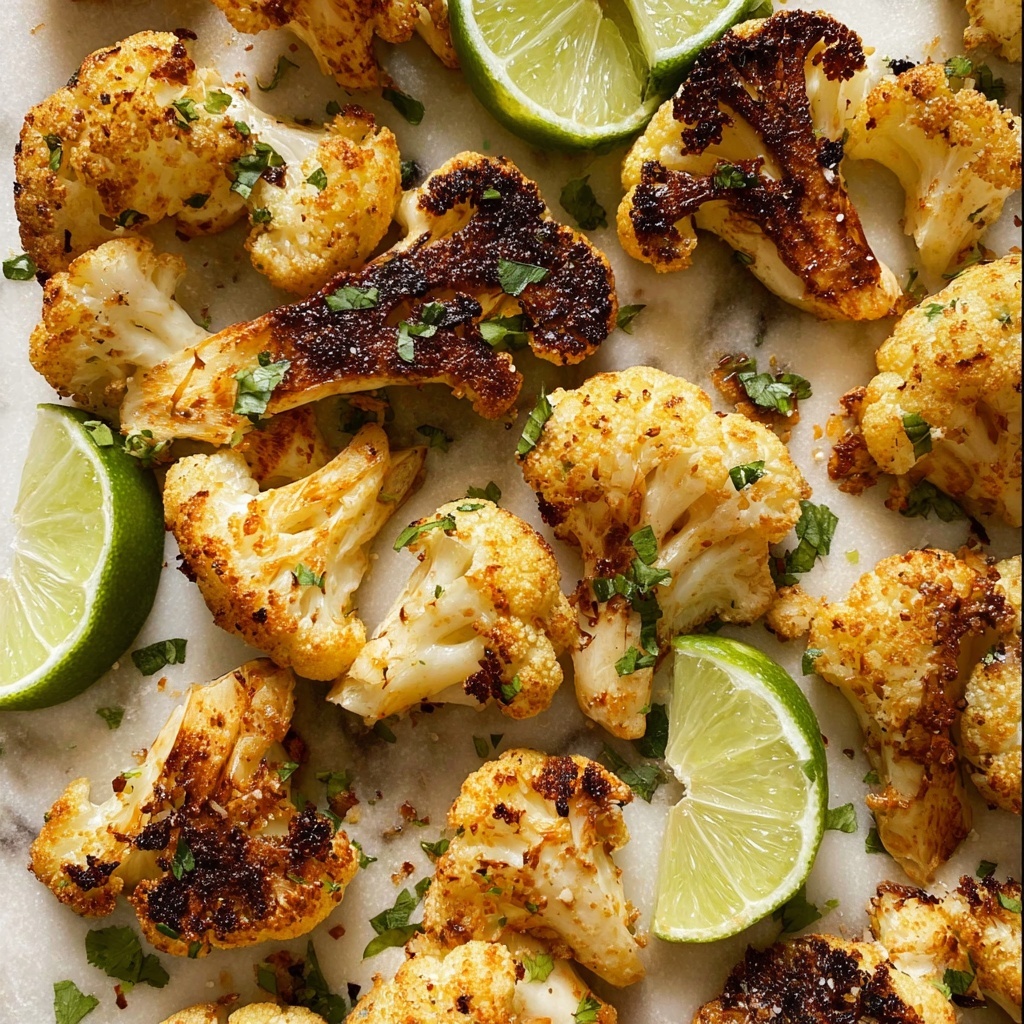 Chipotle Lime Roasted Cauliflower Recipe - Recipe Image