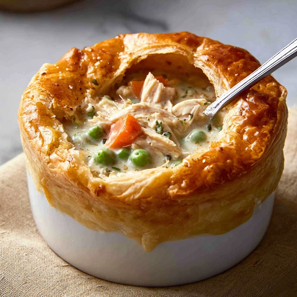 Creamy Chicken Pot Pie Recipe - Recipe Image