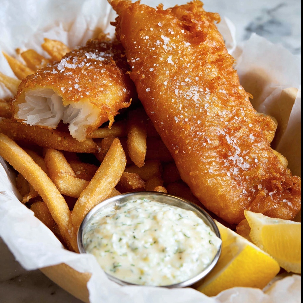 Crispy Beer Battered Fish Recipe - Recipe Image