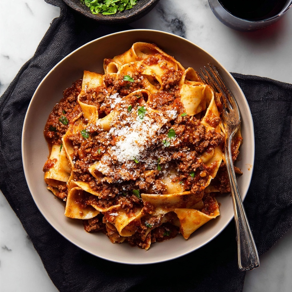 Sausage Ragu with Pappardelle Pasta Recipe - Recipe Image