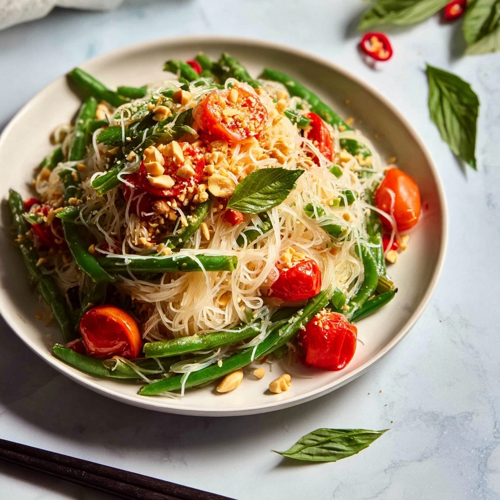 Thai Green Papaya Salad (Som Tum) Recipe - Recipe Image