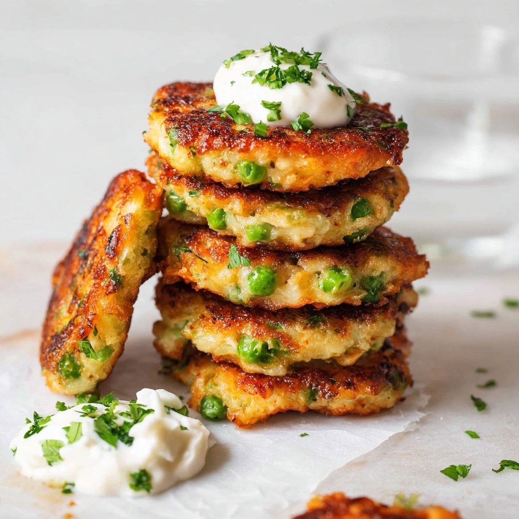Crispy Pea Fritters Recipe - Recipe Image