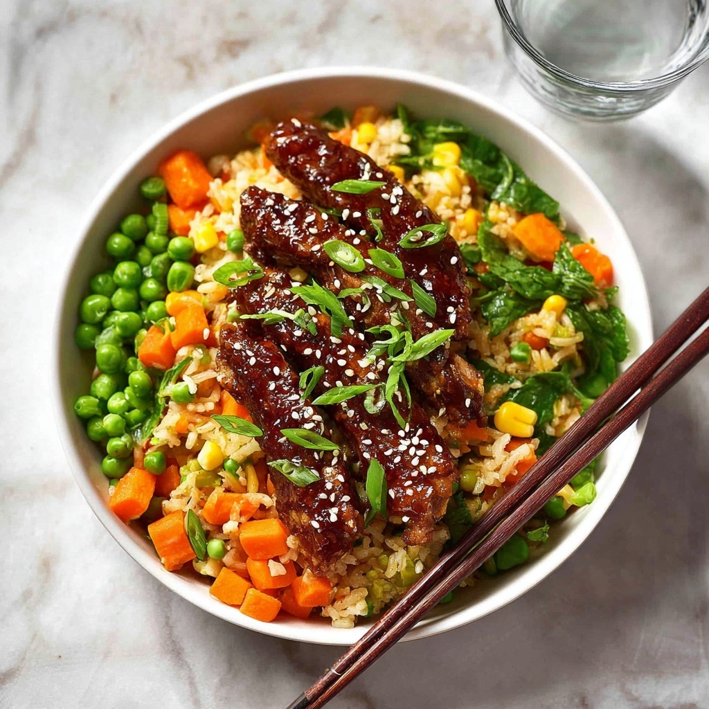 Sticky Chicken With Vegetable Fried Rice Recipe - Recipe Image