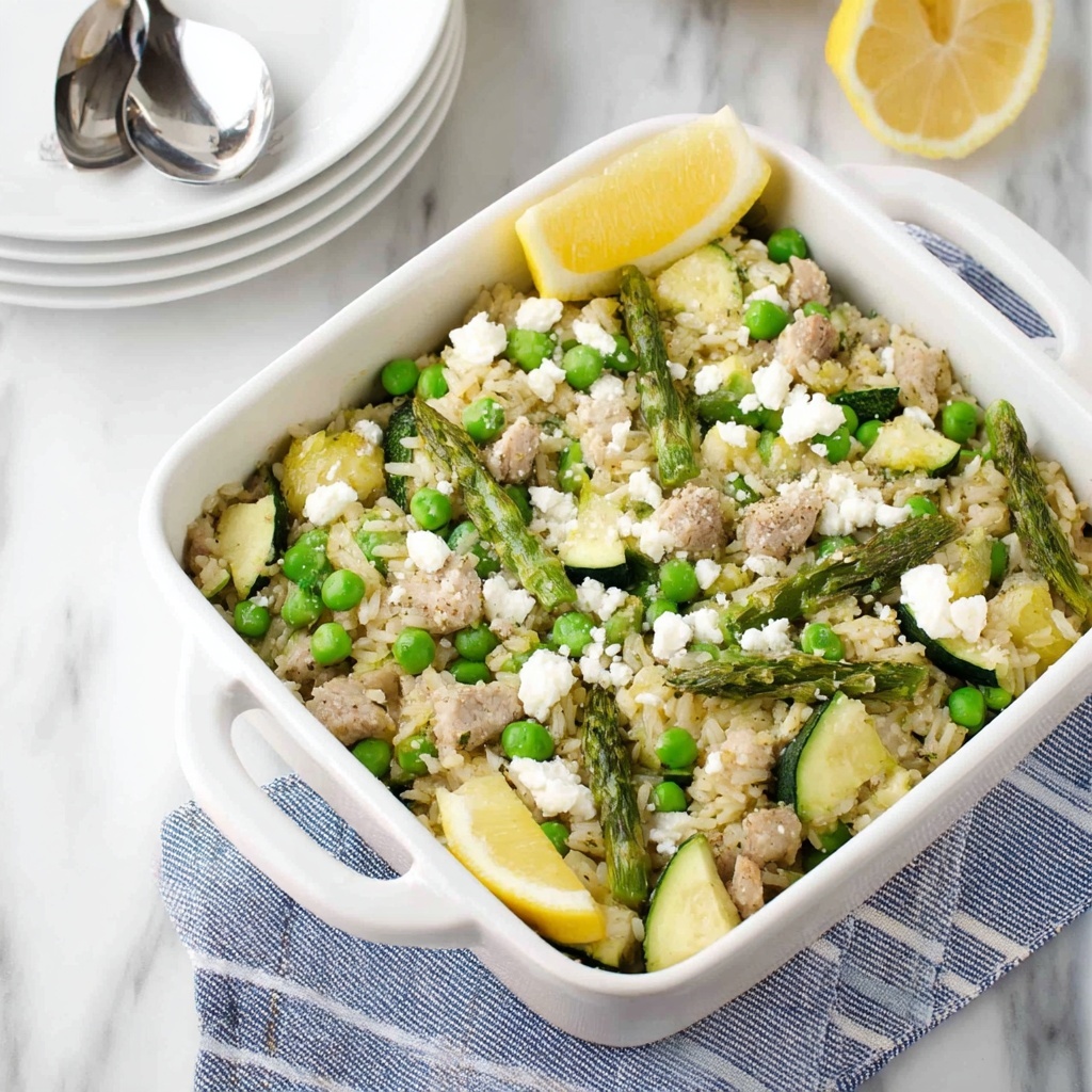 Chicken and Green Vegetable Pilaf (One Pot Dinner) Recipe - Recipe Image