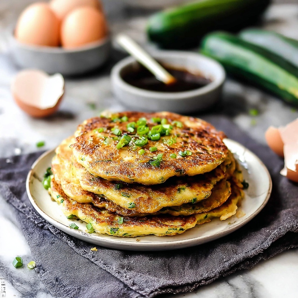 Chinese Zucchini Pancakes Recipe - Recipe Image
