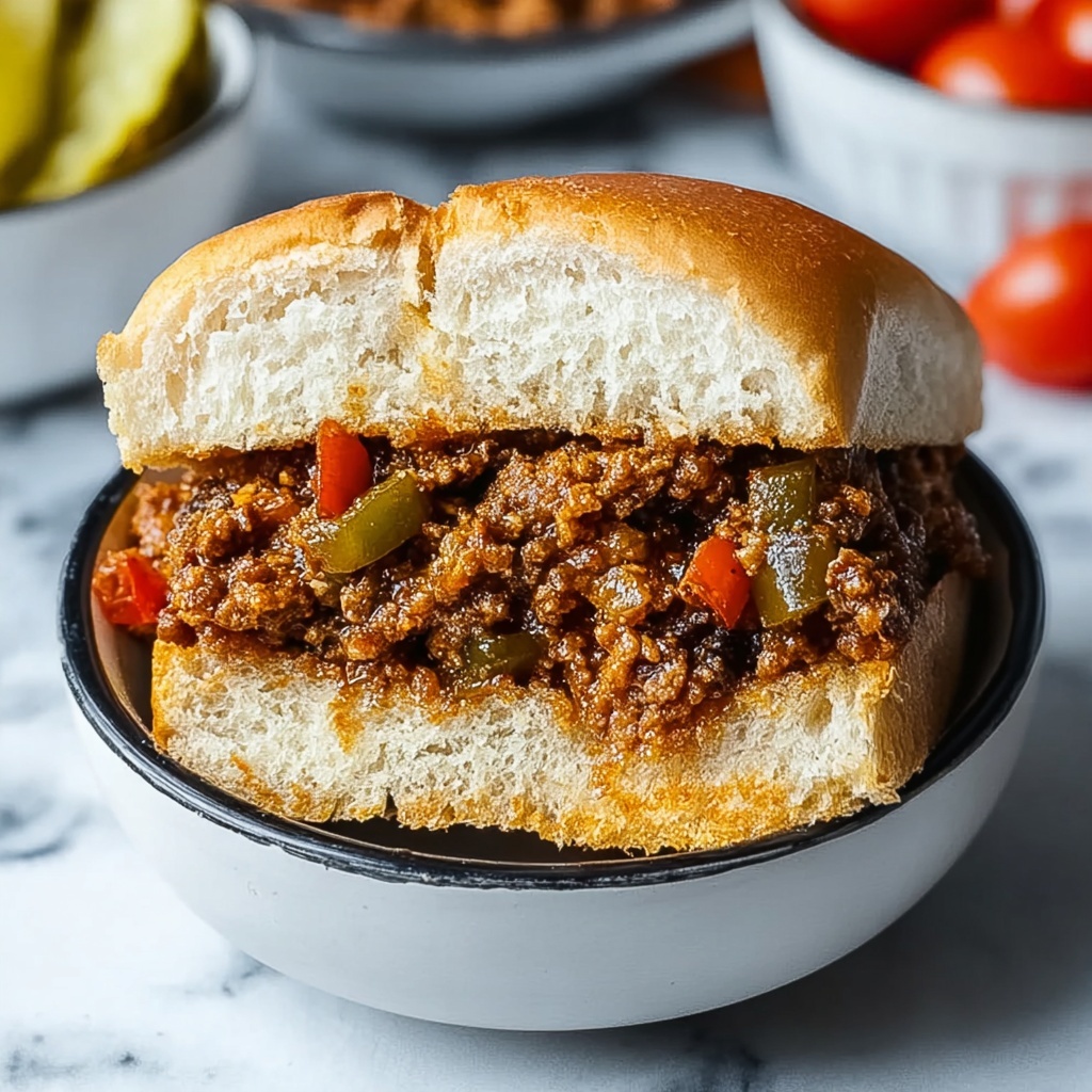 Philly Cheese Steak Sloppy Joes Recipe - Recipe Image