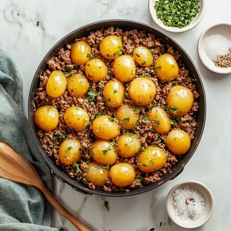 Hearty Ground Beef and Potatoes Skillet Recipe