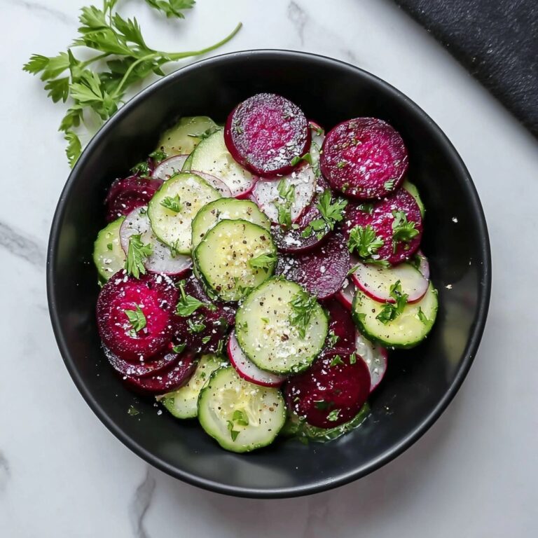 Fresh Cucumber and Beet Salad Recipe