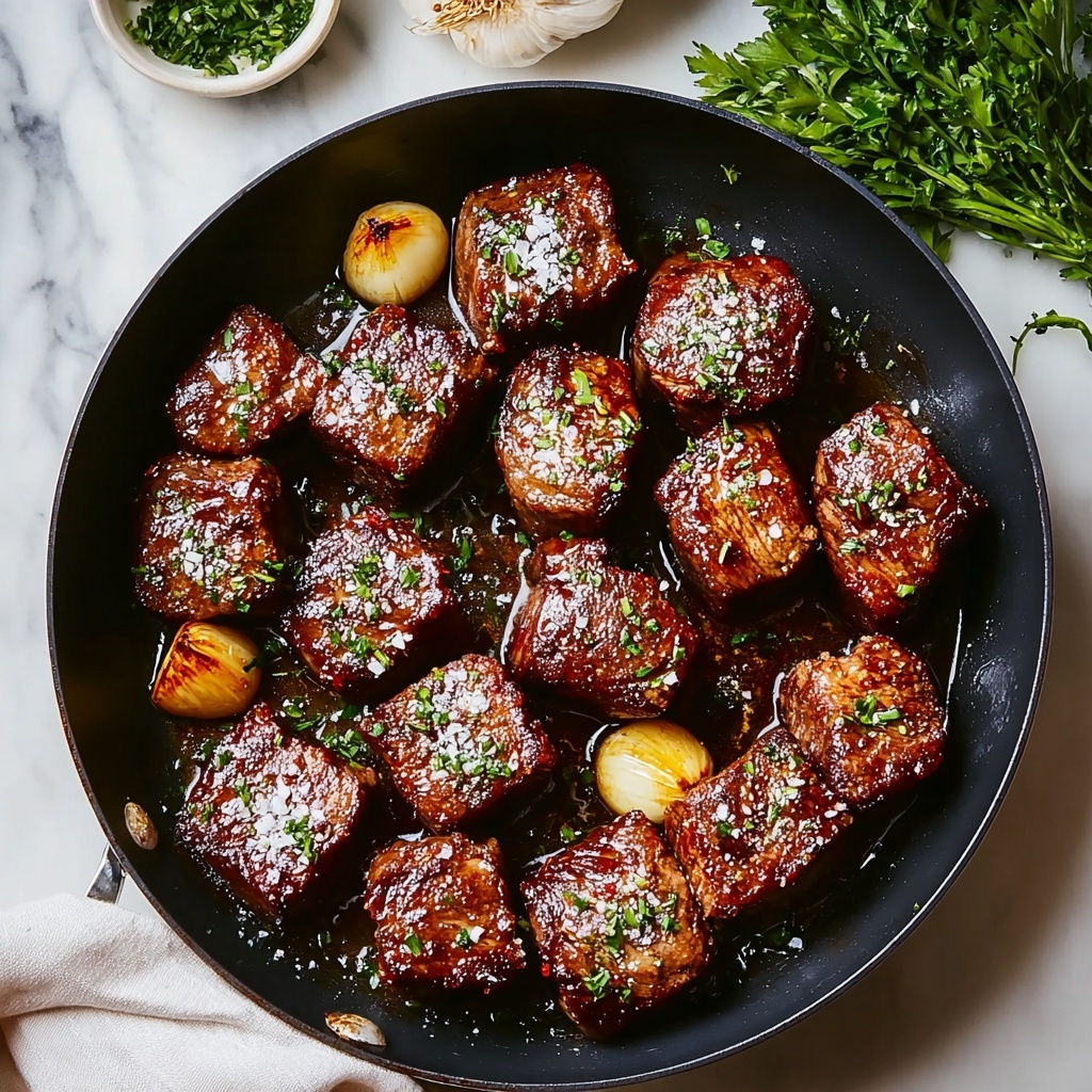Garlic Butter Steak Bites Recipe - Recipe Image