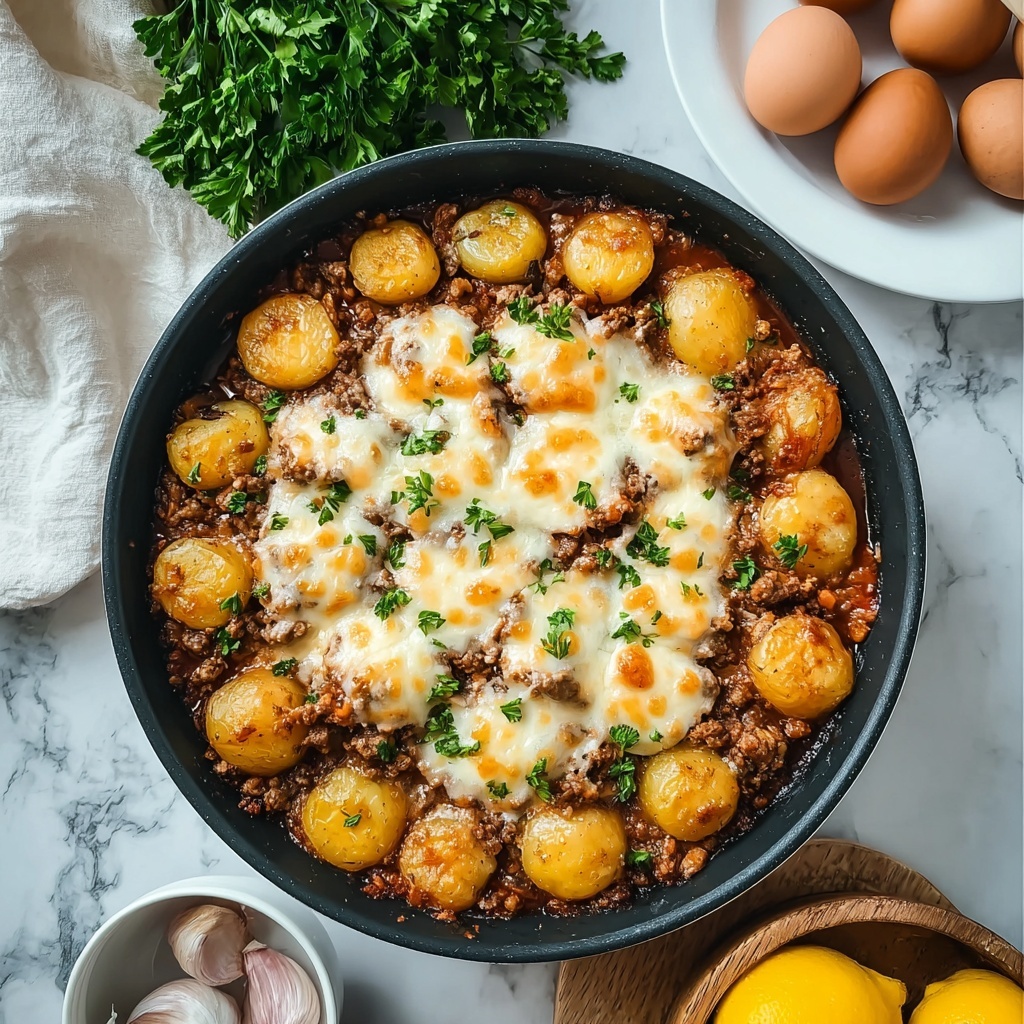 Hearty Ground Beef and Potato Casserole Recipe - Recipe Image