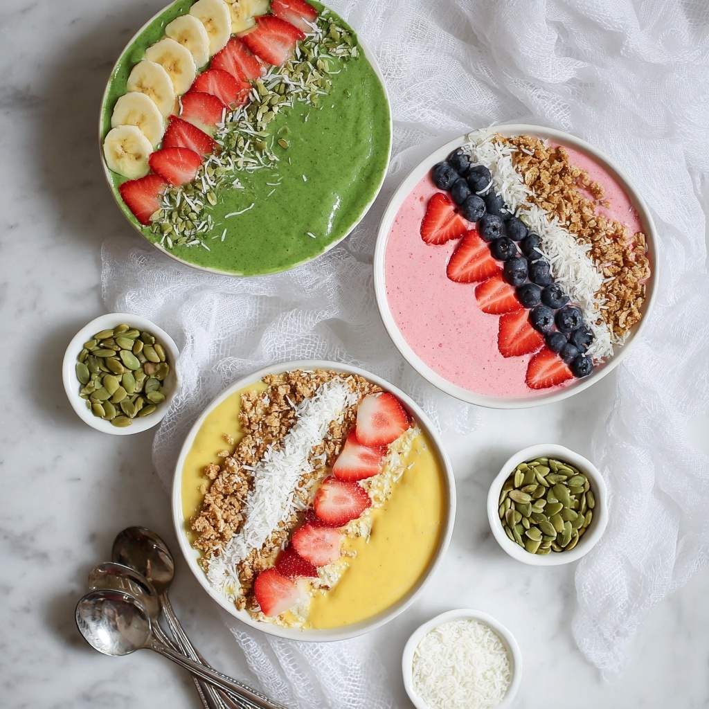 Easy Fruit Smoothie Bowls Recipe - Recipe Image